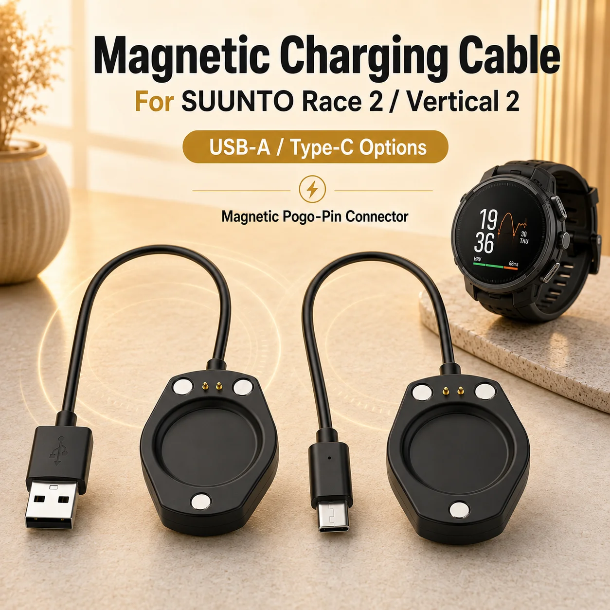 Cargador USB Suunto Race 2 y Vertical 2