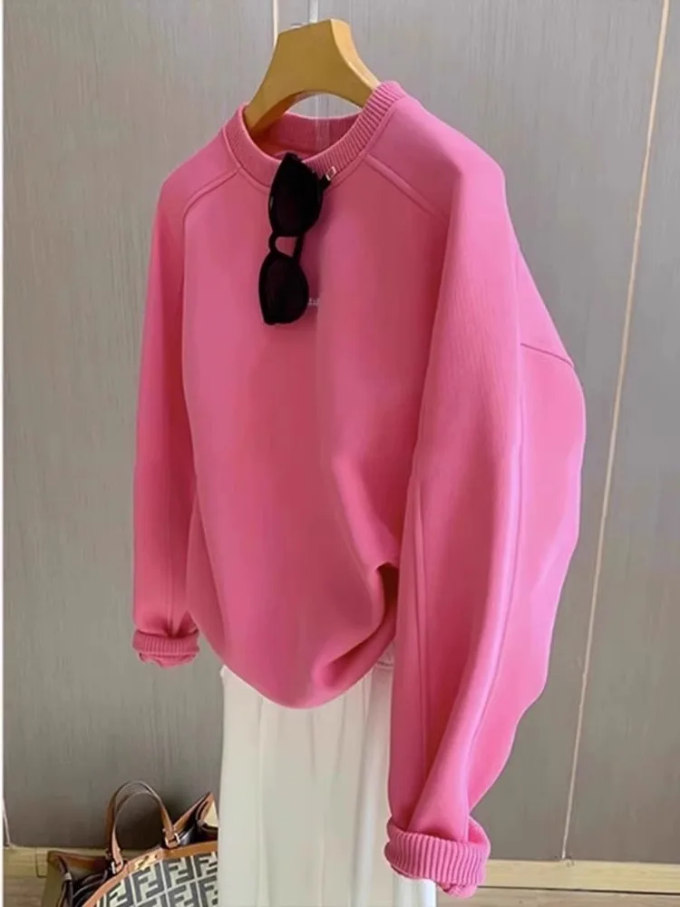 

Мягкий и комфортный свитер Dopne Sweet Youthful: простой, свободный, повседневный, с принтом, для весеннего сезона.