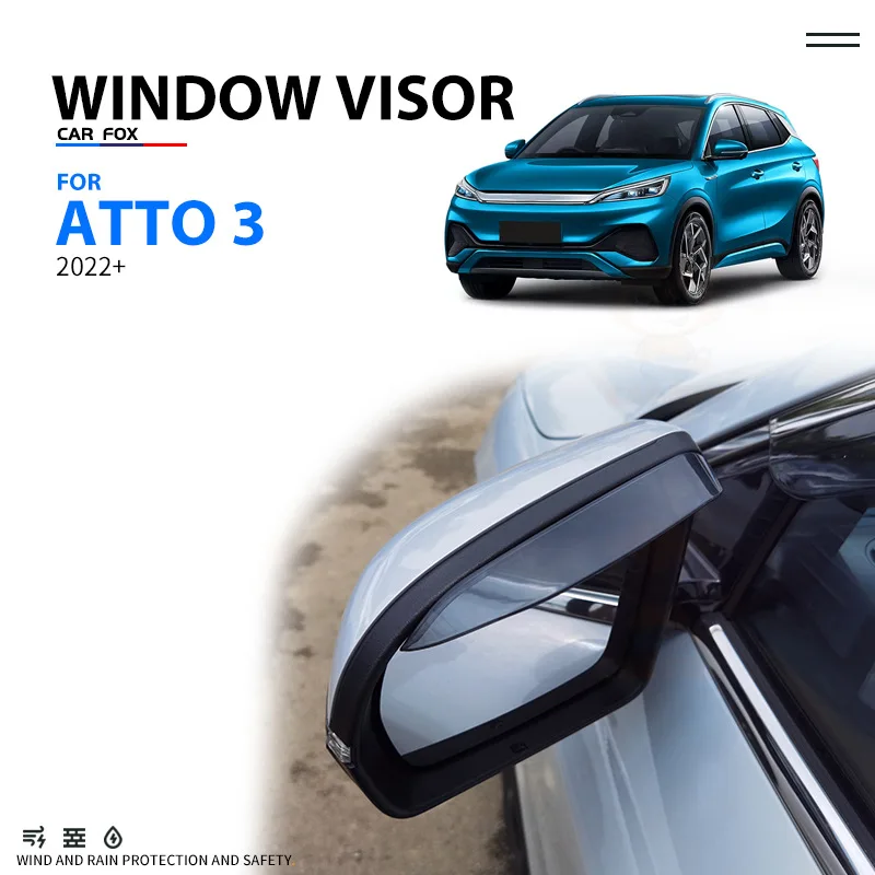 BYD ATTO 3-Déflecteur de fenêtre latérale, pare-brise, accessoires de voiture