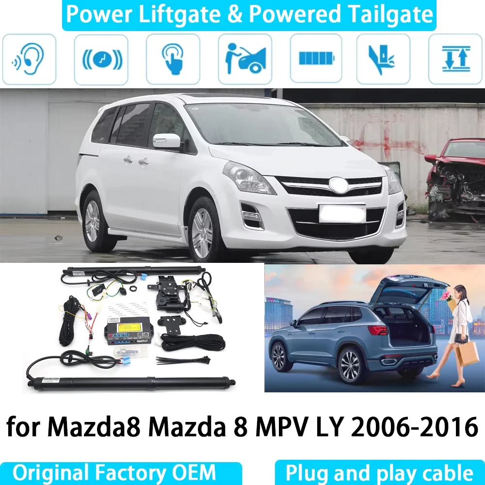 for Mazda8 Mazda 8 MPV LY 2006-2016 Automatic Electric Power Liftgate Powered Tailgate Strut Tail Gate Lift System