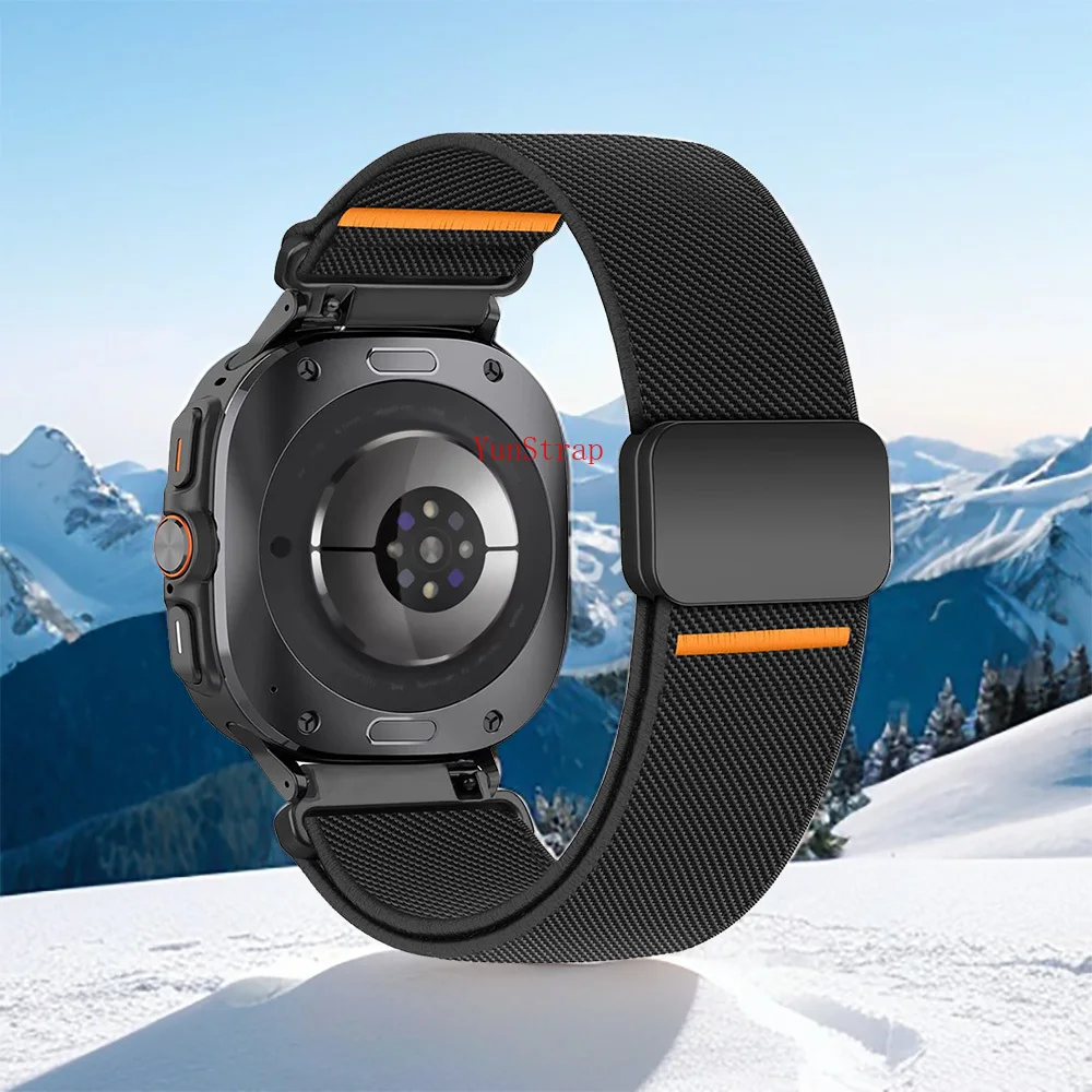 Für Samsung Galaxy Watch 8 8Classic Ultra Strap Damen Herren Sport Nylon Loop Magnetarmband Galaxy 8 40mm 44mm 46mm 47MM Band
