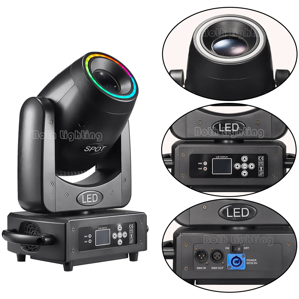 EU Warehouse 2pcs White Carton 100w Spot Battery Moving Head Light Wireless DMX Sharpy Lights For DJ Party Event Stage Wedding