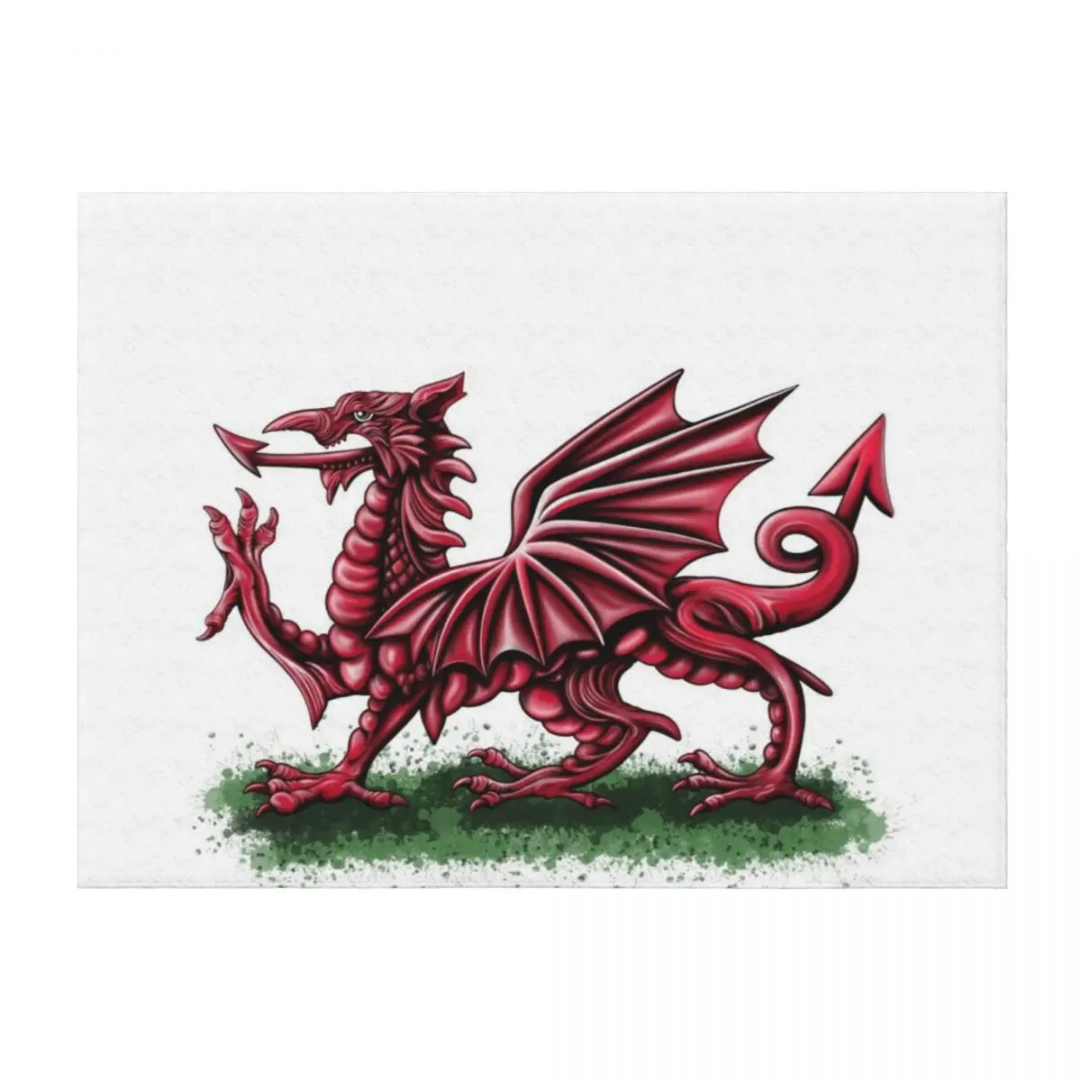 

Welsh Flag Dragon Throw Blanket Sofa Thins Extra Large Throw manga Blankets