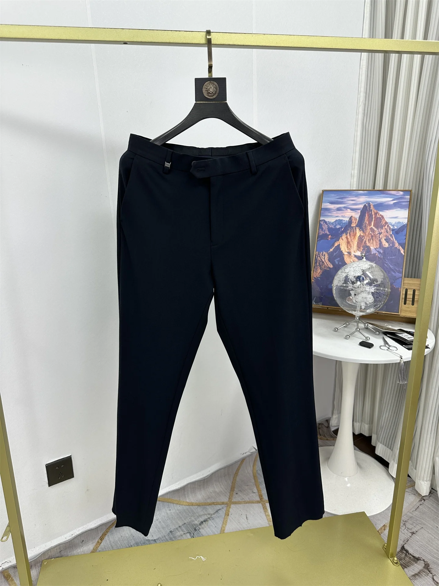 

Busin Casual Men's Long Pants Elastic Skin-friendly Comfortable Spring Autumn New Sle Versatile Long West Pants