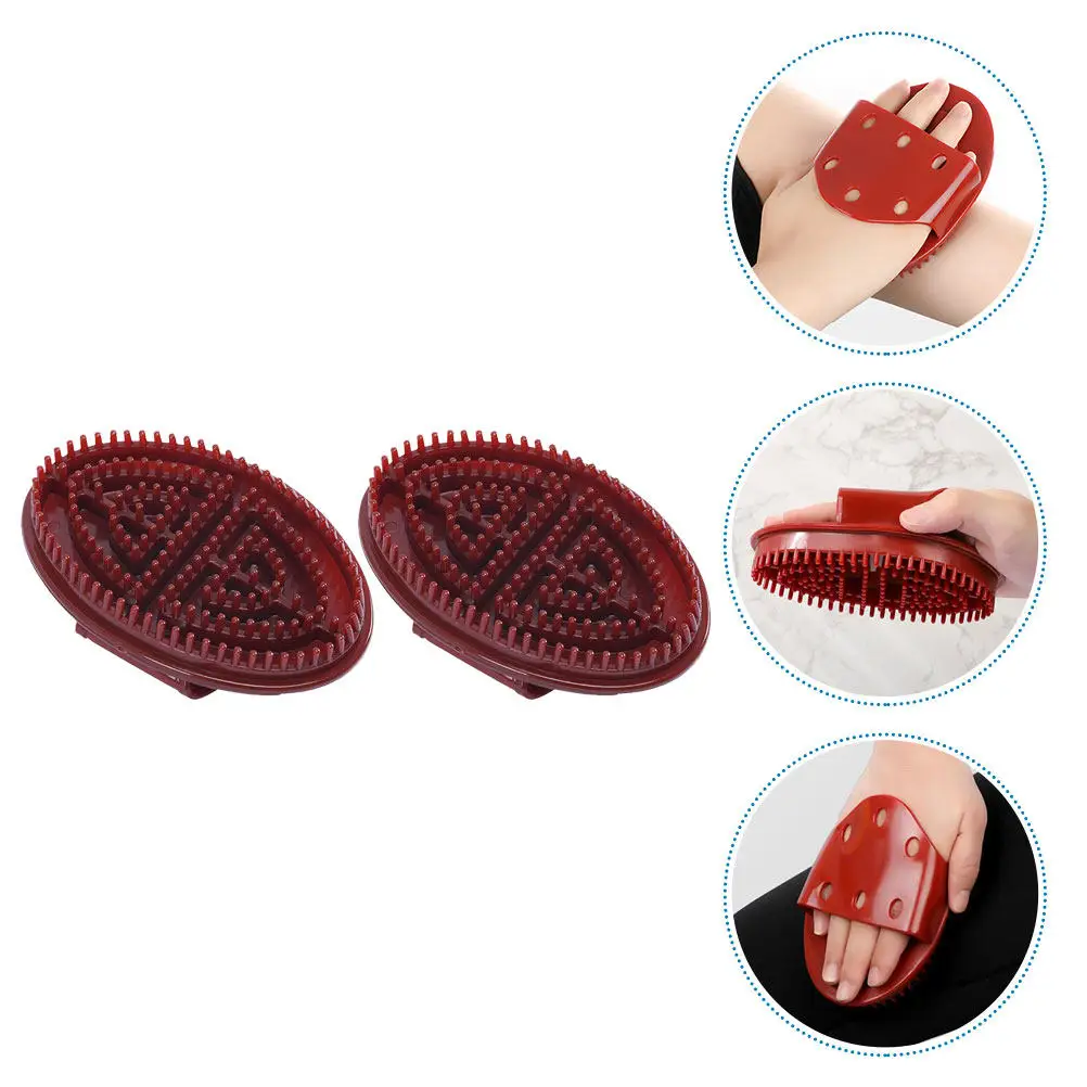 

2 шт. массажные щетки для меридианного массажа, инструмент для массажа тела, эргономичная ручка, портативные, легкие, для расслабления мышц и снятия боли