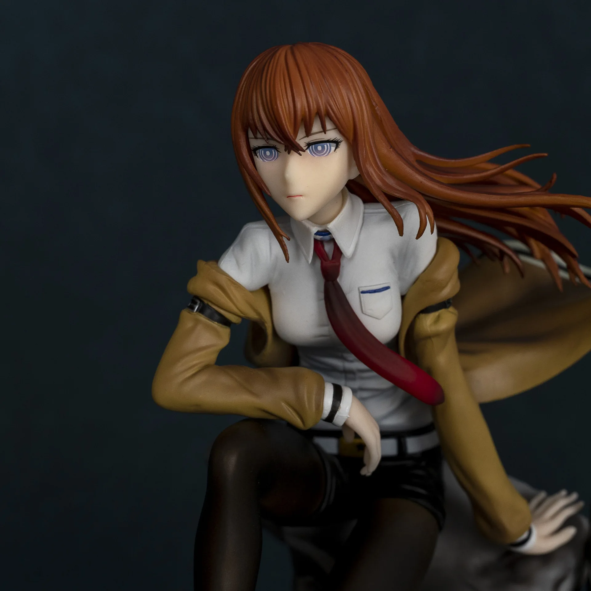

Steins Gate Prism Kurisu Makise, красивая девушка, сидячая фигурка, коллекция игрушек, украшения, периферийные устройства в стиле аниме, подарки на день рождения
