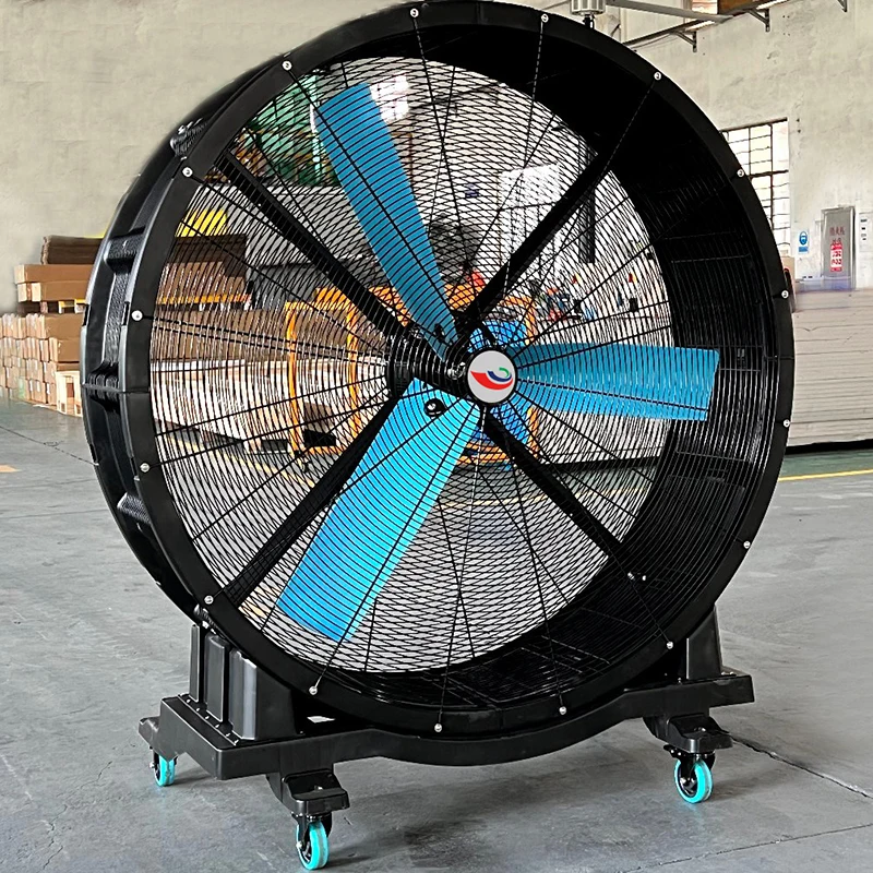 Big Industrial Floor Fan 1.5m Large Floor Industrial Portable Ventilation Fans For Warehouse , Workshop , Gym