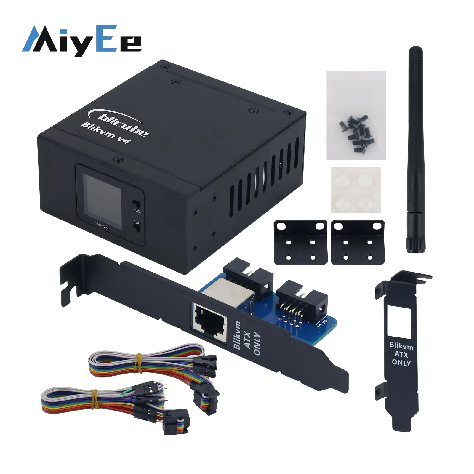 BliKVM V4 Allwinner KVM Over IP PoE HDMI-compatible Video Loop for Remote Server Operation IPKVM