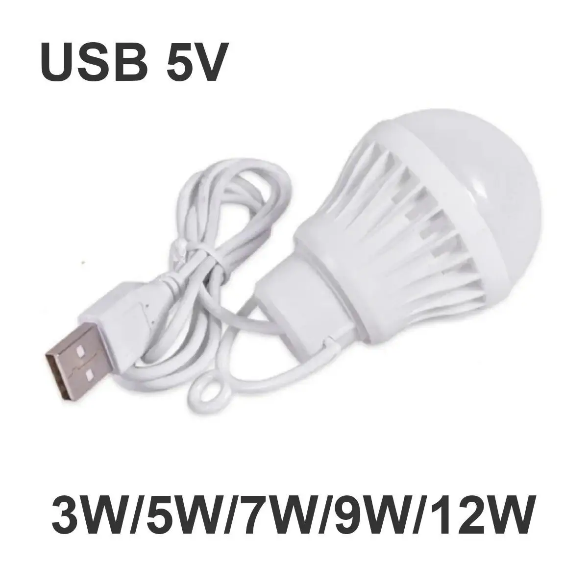 Usb Led Camping Lamp 3w 5w 7w 9w 12w With 1.2m Clip Line Mini Bulb Soft White Cover Outdoor Tent Cool Light Table Night Portable