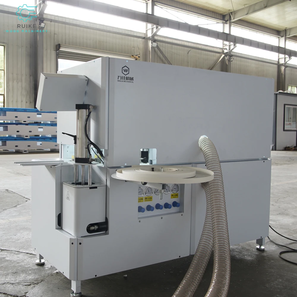 Popular Hot sell WANJIA Full Automatic Edge Banding Machine Woodworking Narrow Board Edge Bander Machine Automatic for Kitchen D