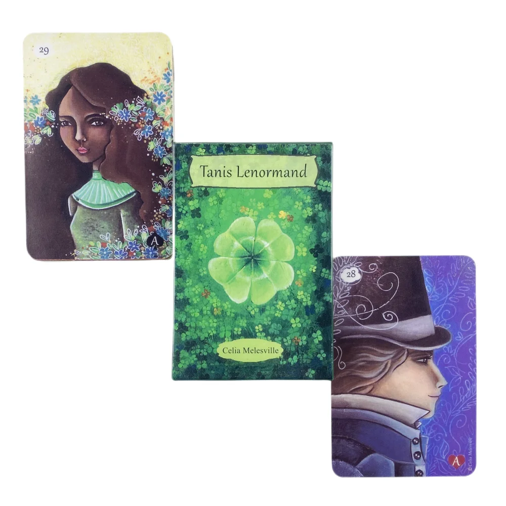 Tanis Lenormand Fortune‑Telling Oracle 38 Cards Fate Divination Board Game Cards