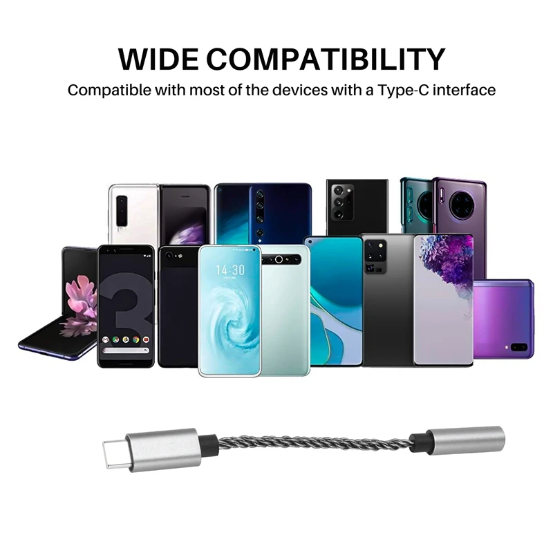 N91R-ALC5686 USB Type-C から 3.5 ミリメートル DAC ヘッドセットアンプ 16-32 オーム 125DB PCM 32B/384Khz デジタルデコーダオーディオアダプタ