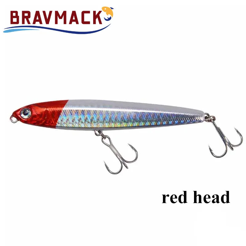 4pcs Professional Sinking Pencil Lure Set Anti-rust Hook Vibrating Resonating Artificial Bait for Low Activity Fish Carp Bass
