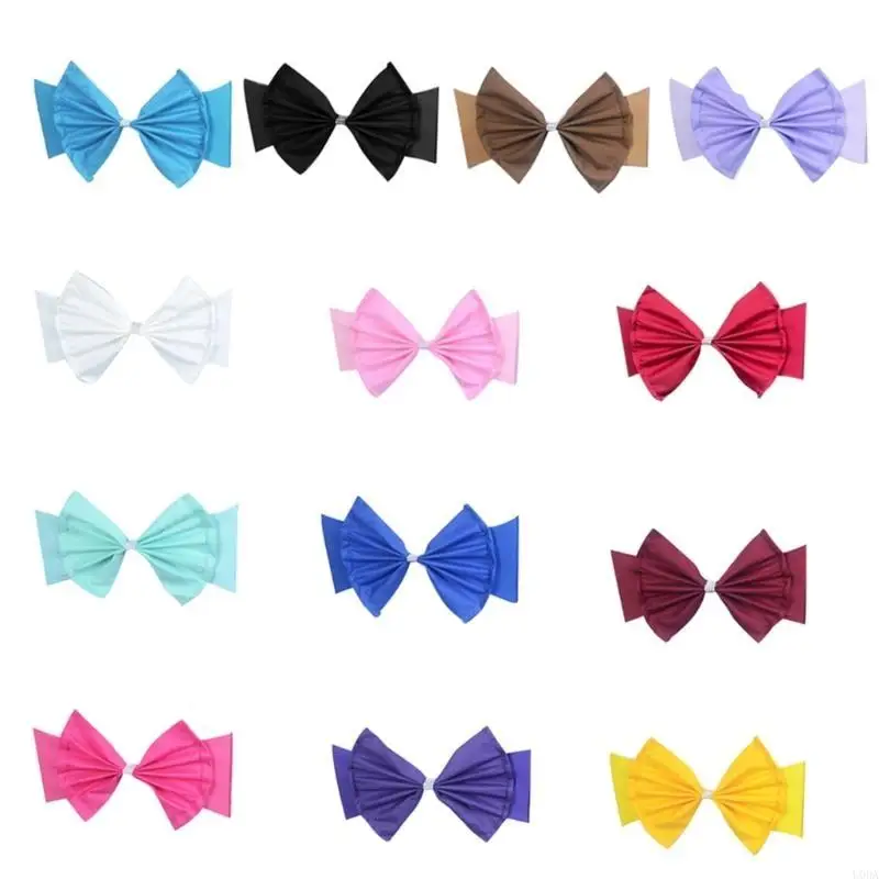 

Chair Band Chair Bows Ties For Weddings And Event Elegant Chair Back Occasion Chair Sashes 1PC