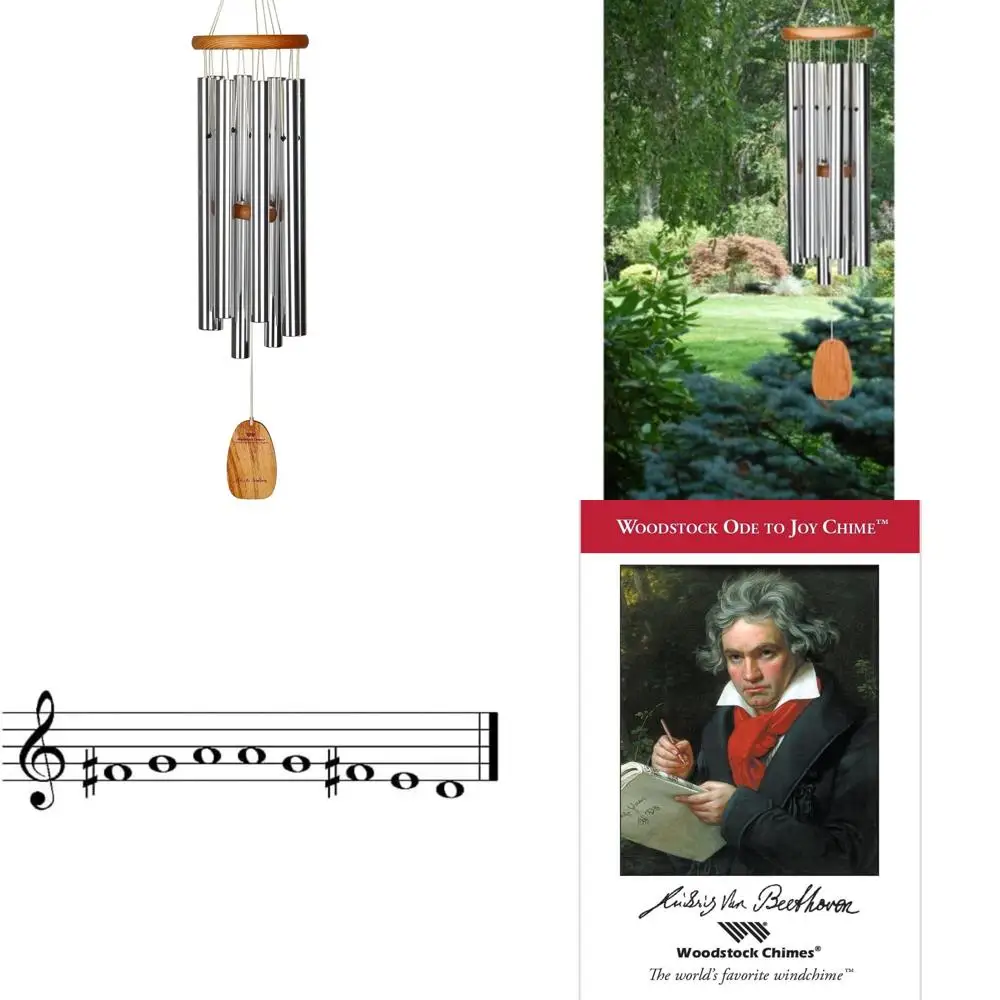 

Знаменитые мелодия от того, чтобы радость, колокольчики, 26-дюймовые декоративные колокольчики для уличного патио, дома и сада