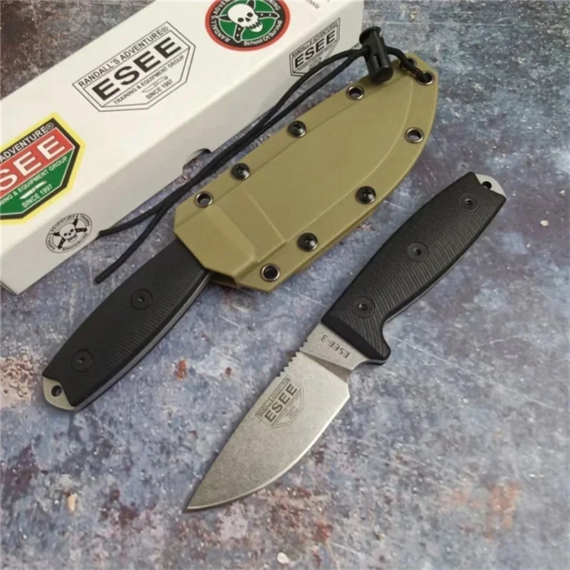 Ant Cutter - Versatile outdoor small straight knife Wilderness survival Mountaineering Fishing hunting knife Slice sharp fruit k