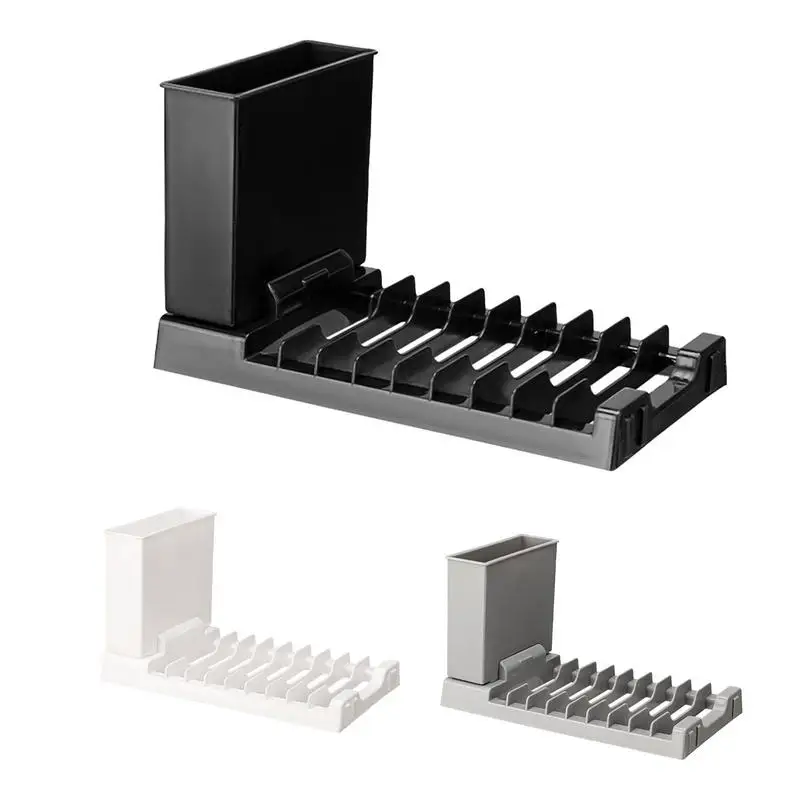 

Kitchen countertop dish rack multifunctional cutlery rack storage rack space saving dish rack home kitchen accessories