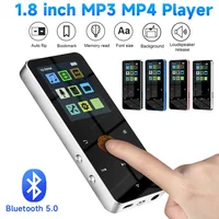 Reproductor MP4 portátil, compatible con Bluetooth 5,0, 1,8 pulgadas, TFT, MP3, Radio, altavoz incorporado, grabación de libros electrónicos, nuevo