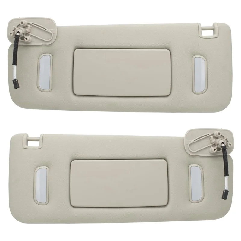 

ABHY-Car Left Driver & Right Passenger Sun Visor For Cadillac Chevy Gmc 2007-2014 Sun Visor 22850306 22850310