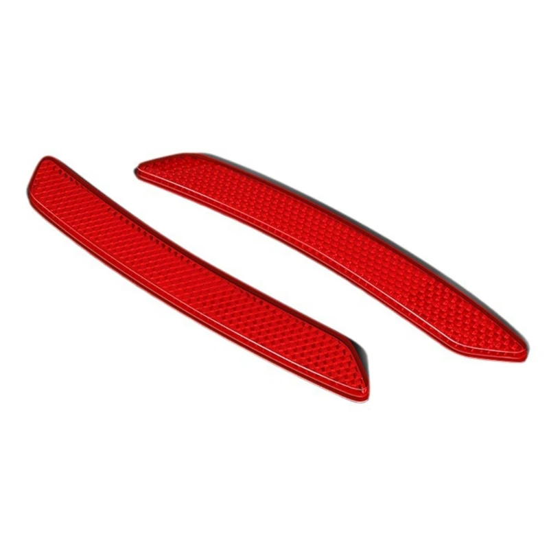 2pc Car Exterior Wheel Eyebrow Stickers Car Side Marker Sticker Reflective Tape Strips Reflective Trim Decal Safety Mark