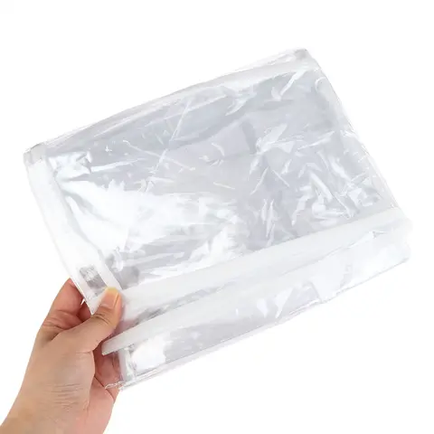 Plastic Dining Chair Covers Waterproof PVC Seat Chair Protector Short/Medium/Long Seat Dustproof Cover For Home Kitchen Bedroom