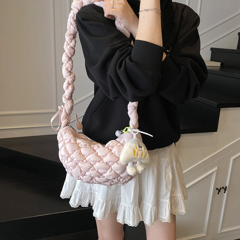 

Elegant Designer Messenger Bag For Women Luxury Leather Crossbody Shoulder Handbag Ladies Tote Purse