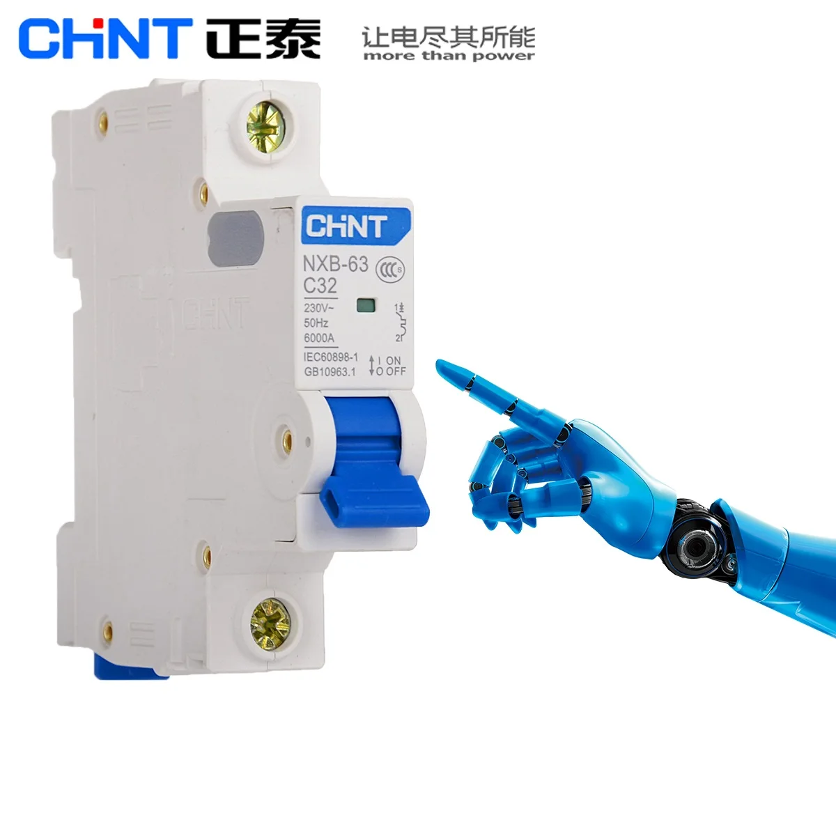 CHINT NXB-63 1A 2A 3A 6A 10A 16A 20A 25A 32A 40A 63A 1P 2P 3P 4P 230V 220V Miniature Circuit breaker MCB NEW DZ47