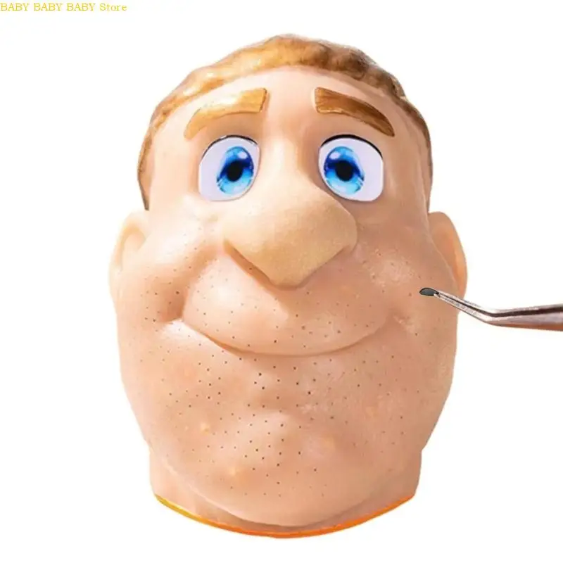 Q81A لعبة بثرة محاكية بحجم السفر لتخفيف القلق مع تفاصيل واقعية للبشرة