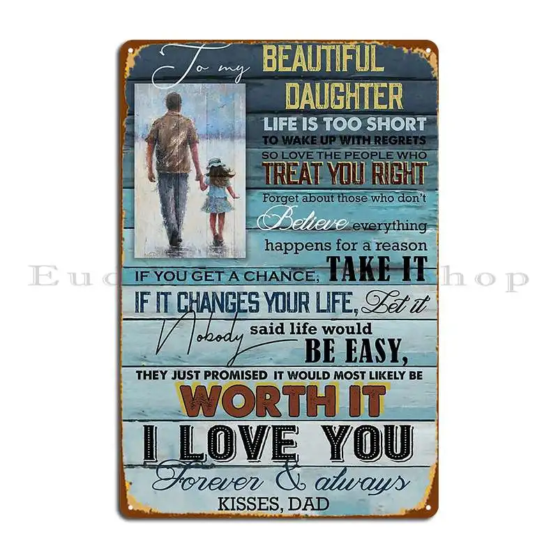 Bonus Mom To Bonus Daughter You Re My Sunshine Metal Sign Bar Plaques Club Bar Home Print Tin Sign Poster