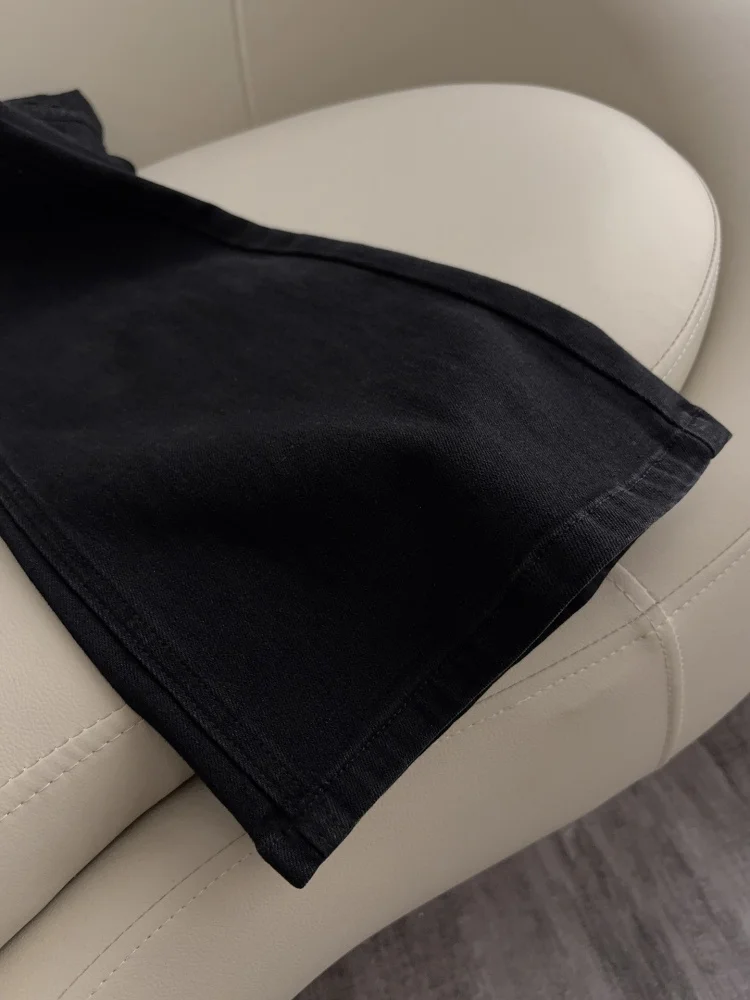 ارتفاع الخصر متوهج الجينز النسائية Fce اصطف Thiened Bootcut الدنيم السراويل الخريف الشتاء حجم كبير التخسيس طماق مرنة