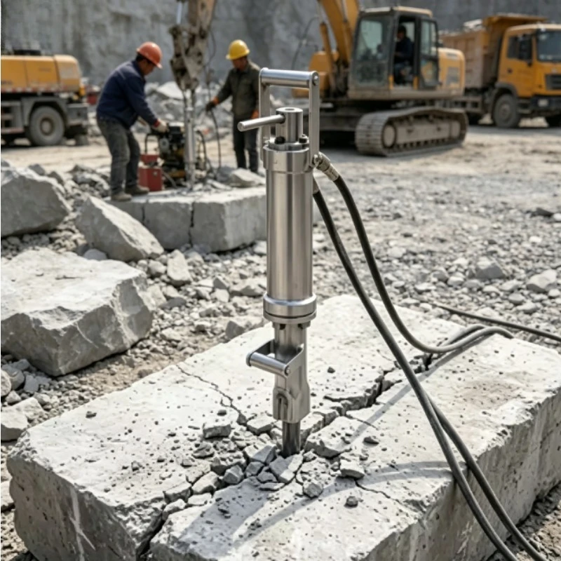 

Electric Hydraulic Stone Splitter 42 mm Powerful Rock Breaking Tools Hydraulic Rock Splitter for Concrete Breaking and Splitting