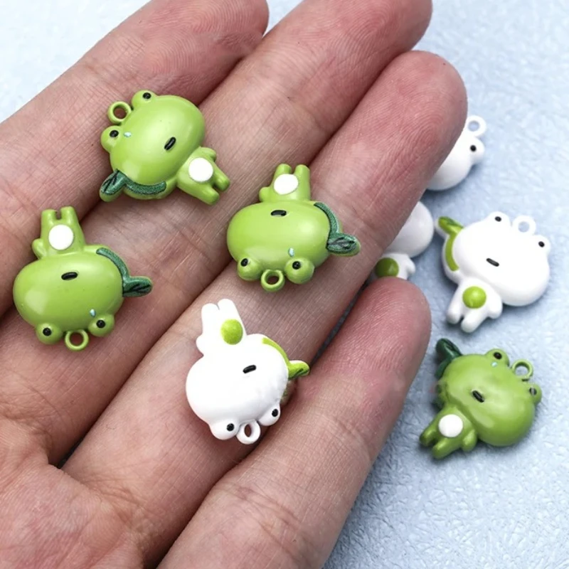 25 шт., эмалированные мини-лягушки из сплава, подвески в виде животных, кулон «сделай сам», для серег, ожерелья, изготовления ювелирных изделий, аксессуары для рукоделия