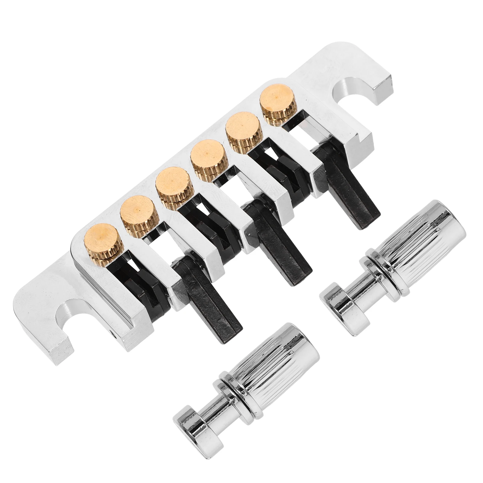 

Bridge Tailpiece Metal Fixed Electric Guitar Bridges and Saddles Replacement Tailpieces Copper Guitars