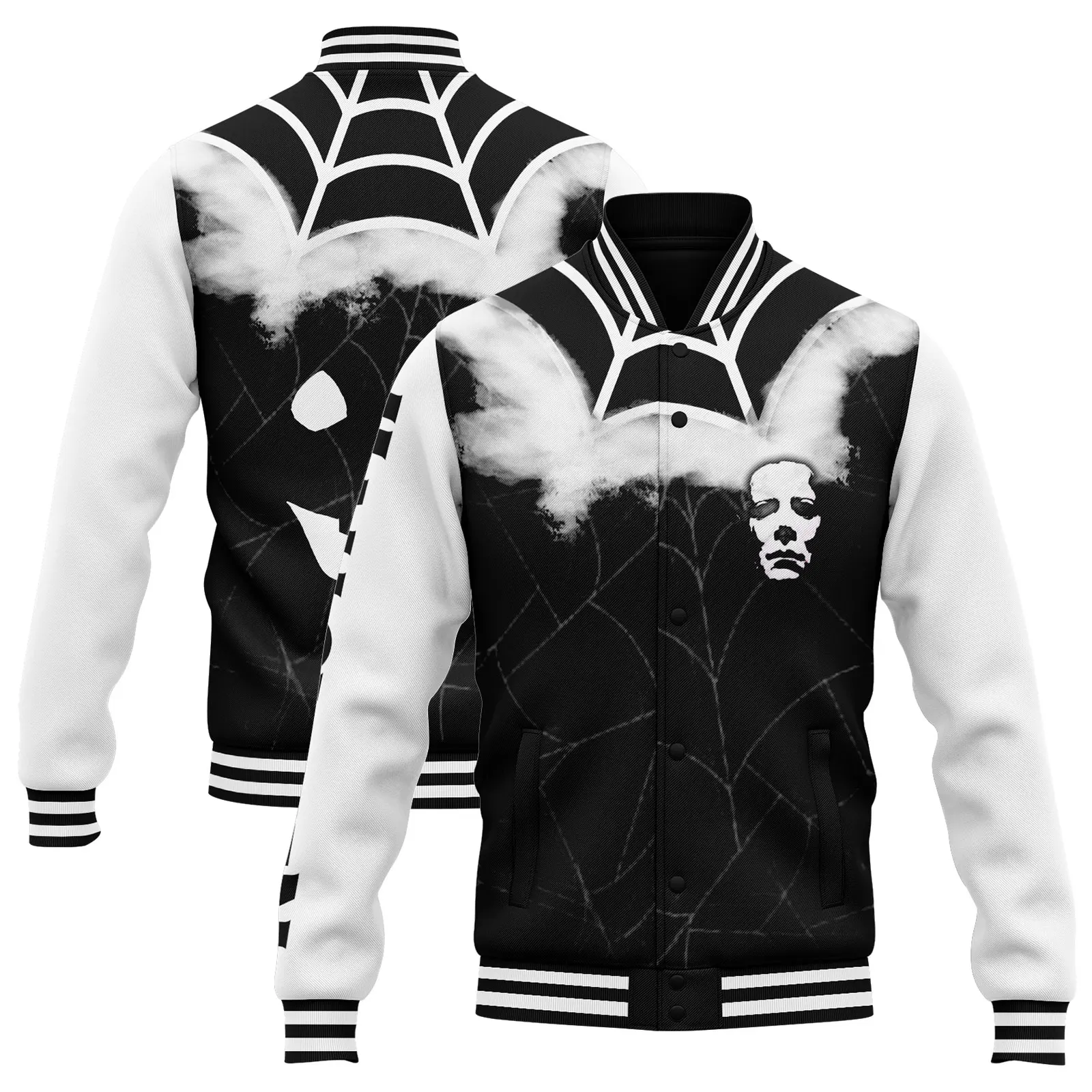 Dropshipping Print on demand Jacket Halloween Design custom print Jacket