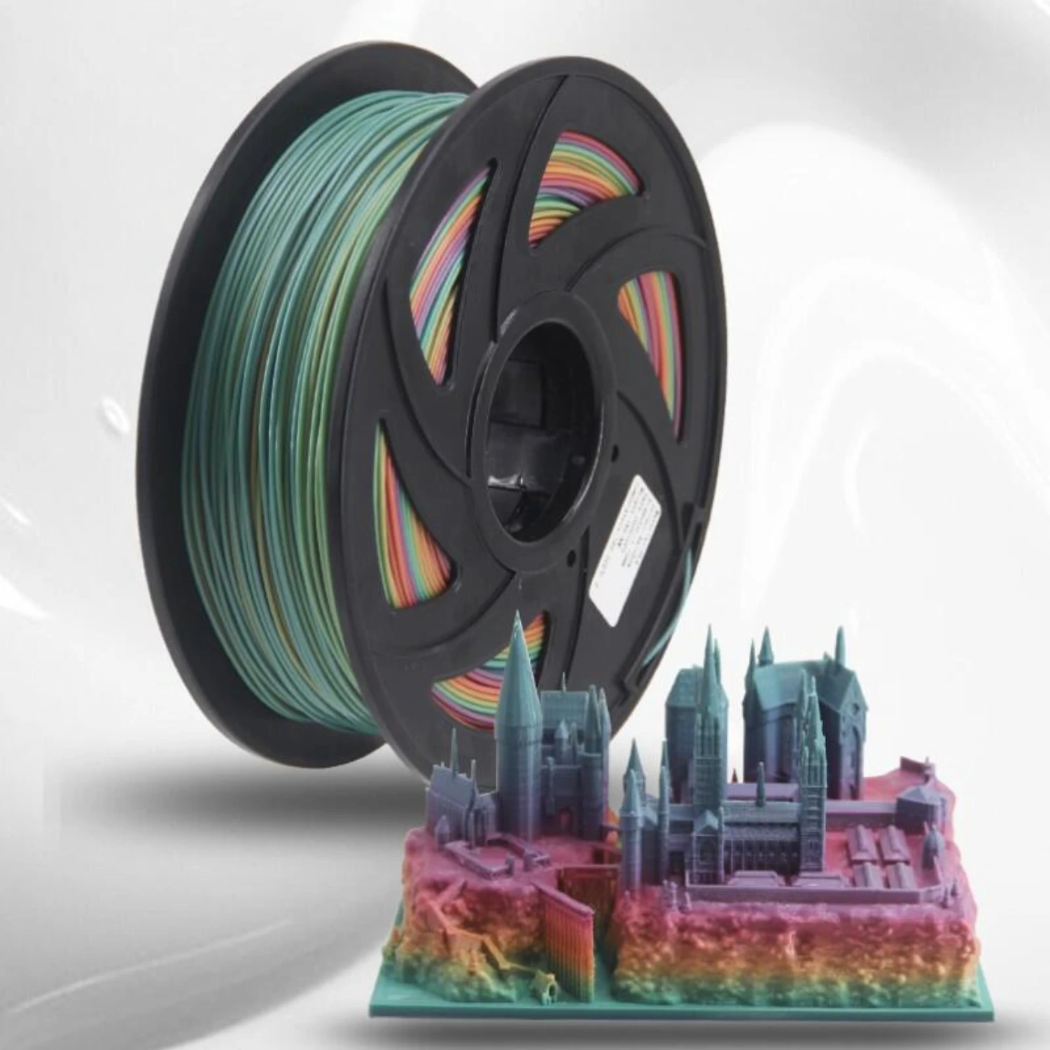 

3D printer consumables PLA 1.75mm rainbow silk gradient 3D printing consumables material 3D printing 1KG