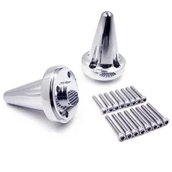 Replacement Motorcycle Spike Bar Ends Stiletto End Caps for Honda VTX 1300 C R S RETRO Aftermarket Motorcycle Parts