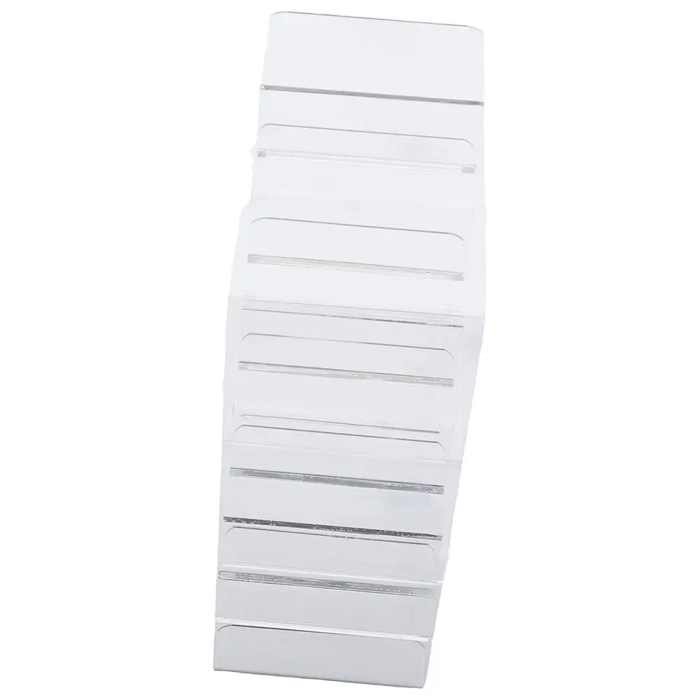 رافضات عرض أكريليك شفافة ، 6 طبقات ، متين ، واضح ، حقيبة يد ، رف عرض المحفظة ، رفوف مجوهرات ، منظم ، مكياج