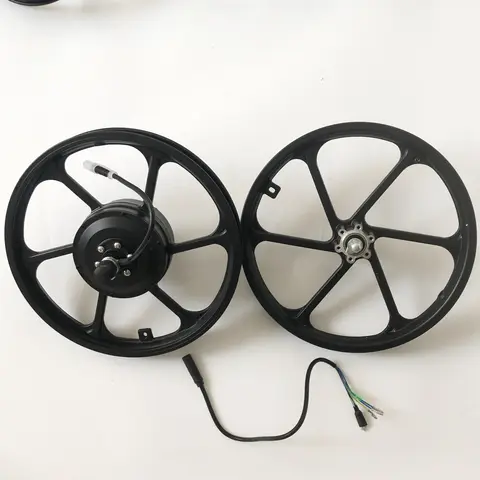 전기 자전거용 하이 토크 기어드 모터 휠, 스쿠터 엔진 휠체어, 24V, 36V, 48V, 350W, 16 인치