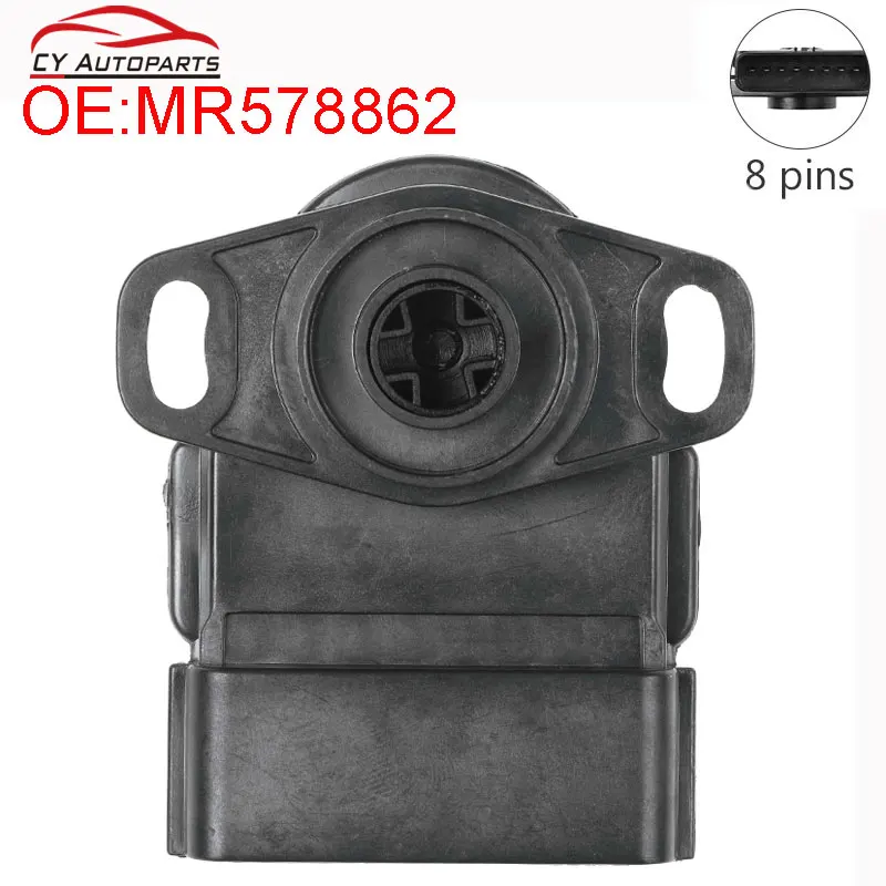 New TPS Throttle Position Sensor 8Pins For Mitsubishi Outlander 2.4L MR578862 MR578790 MR578861 MR475079