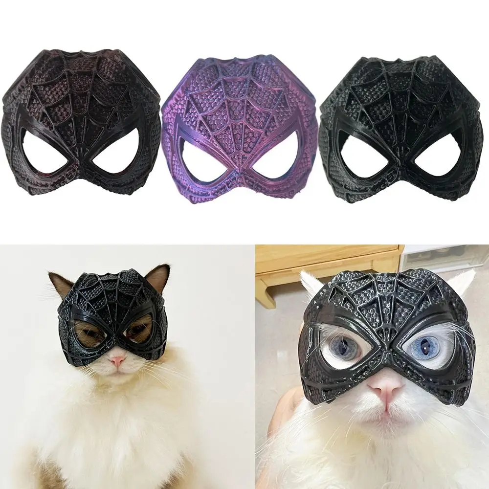 Czarny nadruk 3D Maska kota Nietoperz Akcesoria Halloween Kostium Cosplay Akcesoria Nietoperz Kot Avenger Maska Zestaw słuchawkowy Nakrycie głowy kota