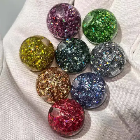 Cordial Design 200Pcs 16mm Cute Hand Painted Galaxy Resin Beads/Luminous/DIY Jewelry Supplies for Necklace Pen Bracelet#20578