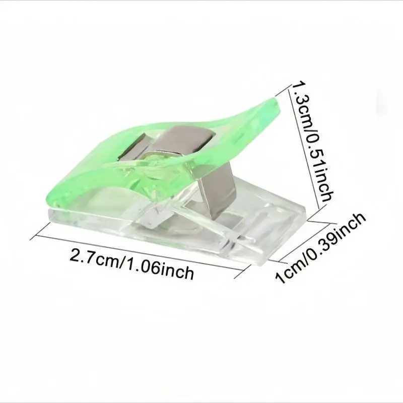 Sewing Clips 50Pcs Reusable Plastic Craft Tools for Knitting Crocheting Fabric Binding Hemming DIY Handmade Crafts
