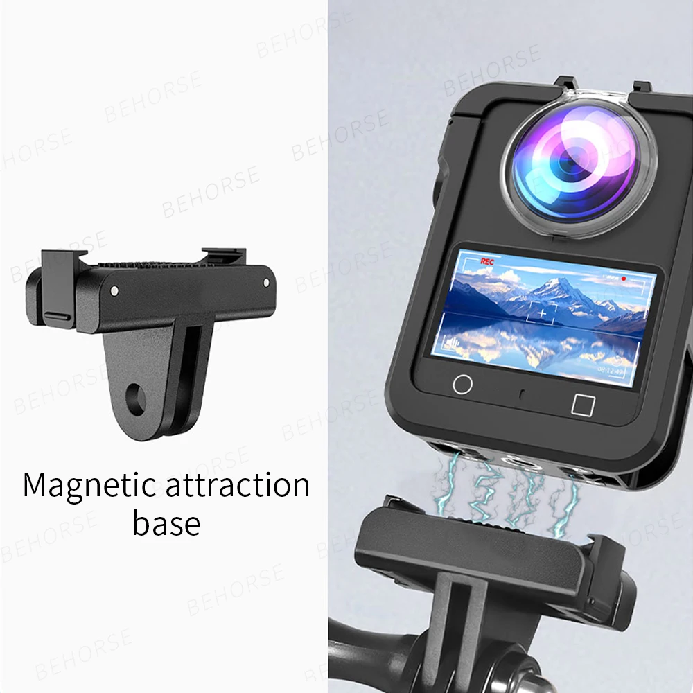 أقفاص أرنب بلاستيكية لإطار DJI OSMO 360 المغناطيسي سريع التحرير توسيع واجهة الحذاء البارد المزدوج لملحقات DJI OSMO 360