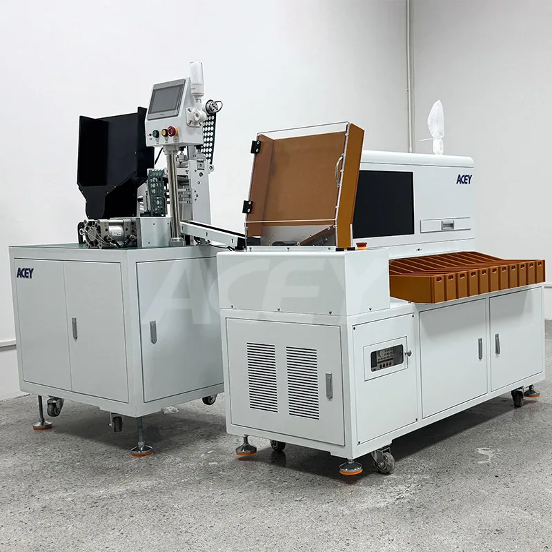 Automatic Insulation Paper Pasting Machine and IR Voltage Sorting Machine 2 in 1