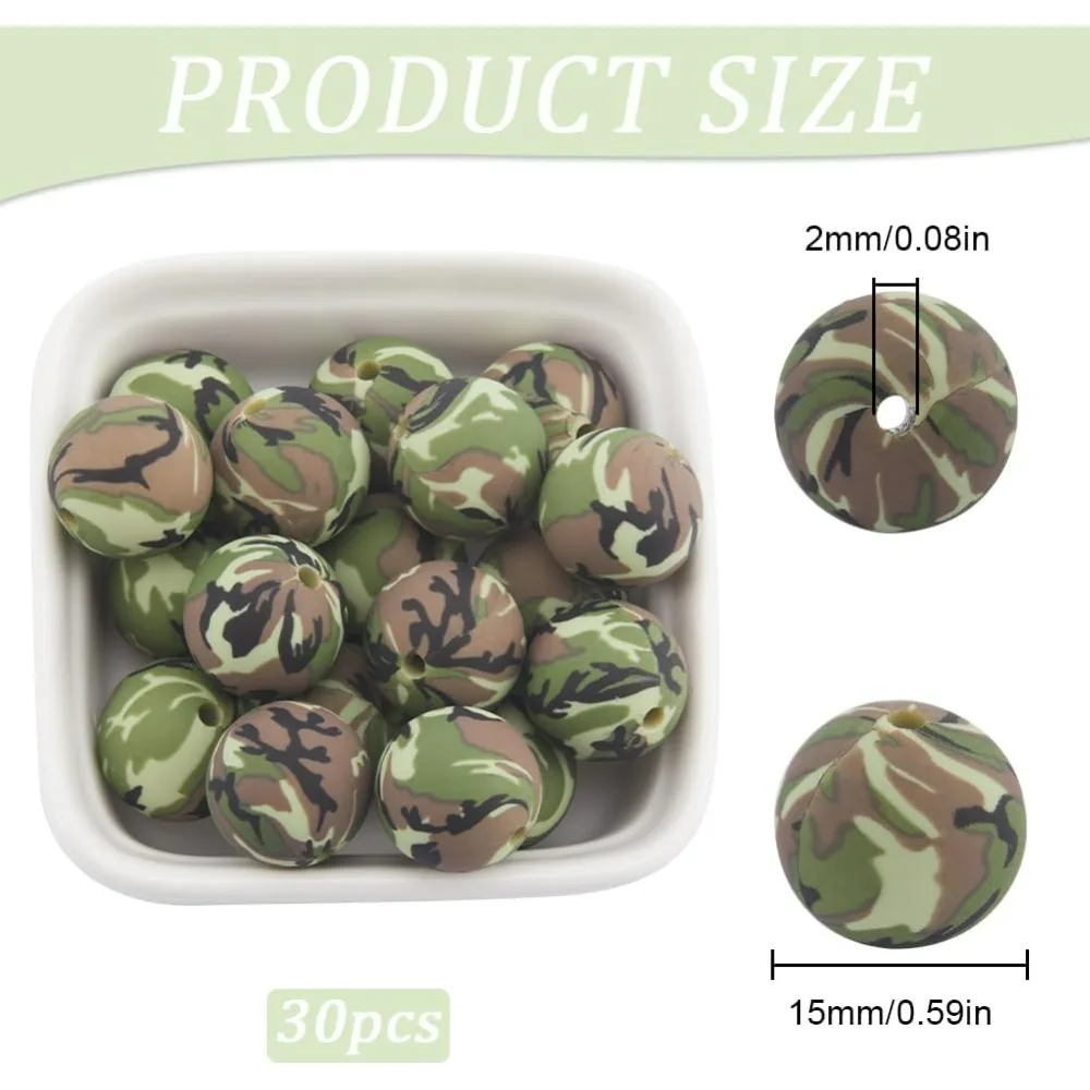 1-caixa-30-pcs-camuflagem-impresso-granulo-15mm-verde-impresso-silicone-contas-redondas-em-massa-de-borracha-macia-padrao-flor-focal-espaco-solto