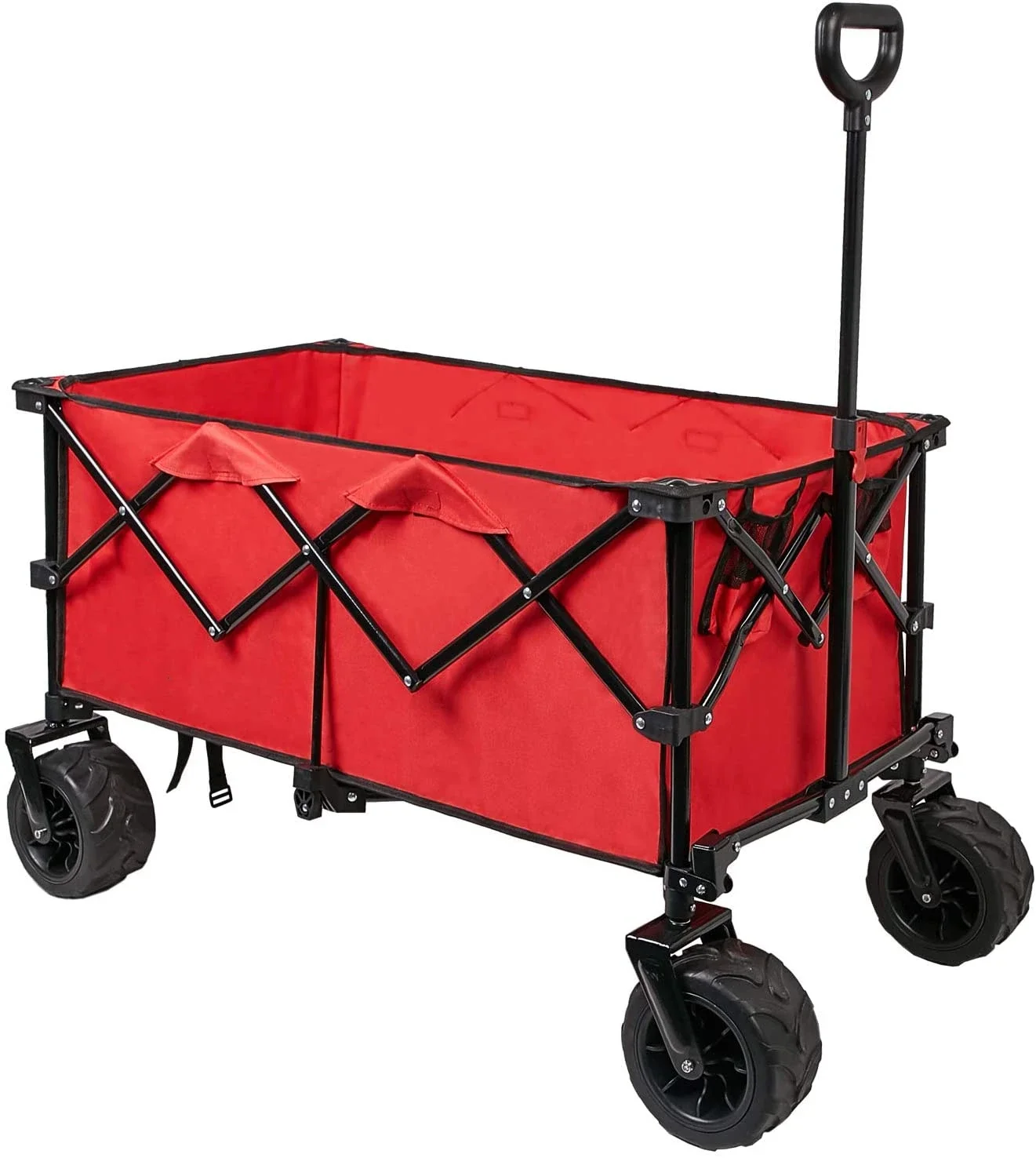 

New Model OUTDOOR ACCESSORY Carry Wagon Camp Equipment With Universal Wide Wheels And Adjustable Handle