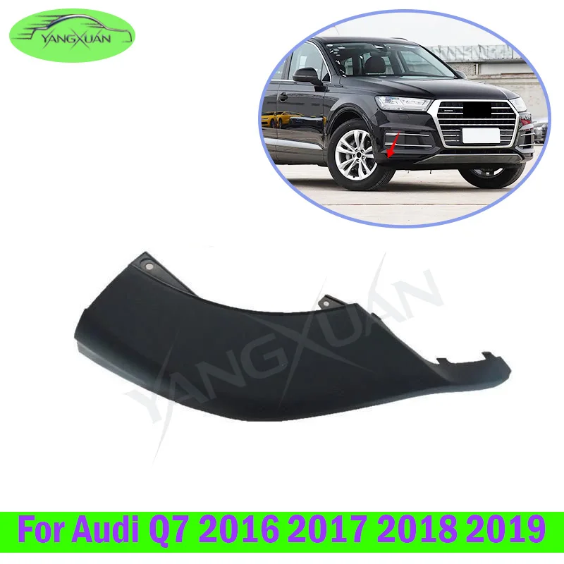 Front Bumper Lower Molding Cover For Audi Q7 2016 2017 2018 2019 Front Bumper Lower Guard Plate Baffle