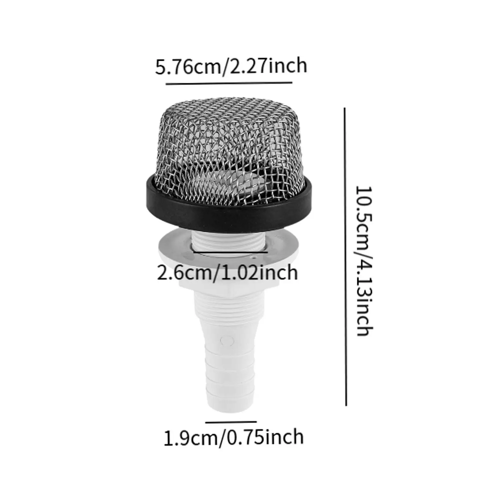 Strainer Mount with Aerator Screen Premium Modified Part Livewell Pump Part