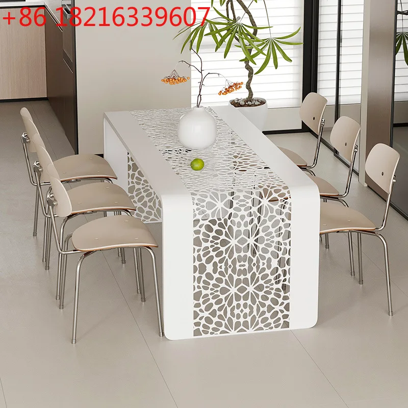 YAO Modern Light Luxury Restaurant Dining Table Computer Table Tea Table Outdoor Anti-rust