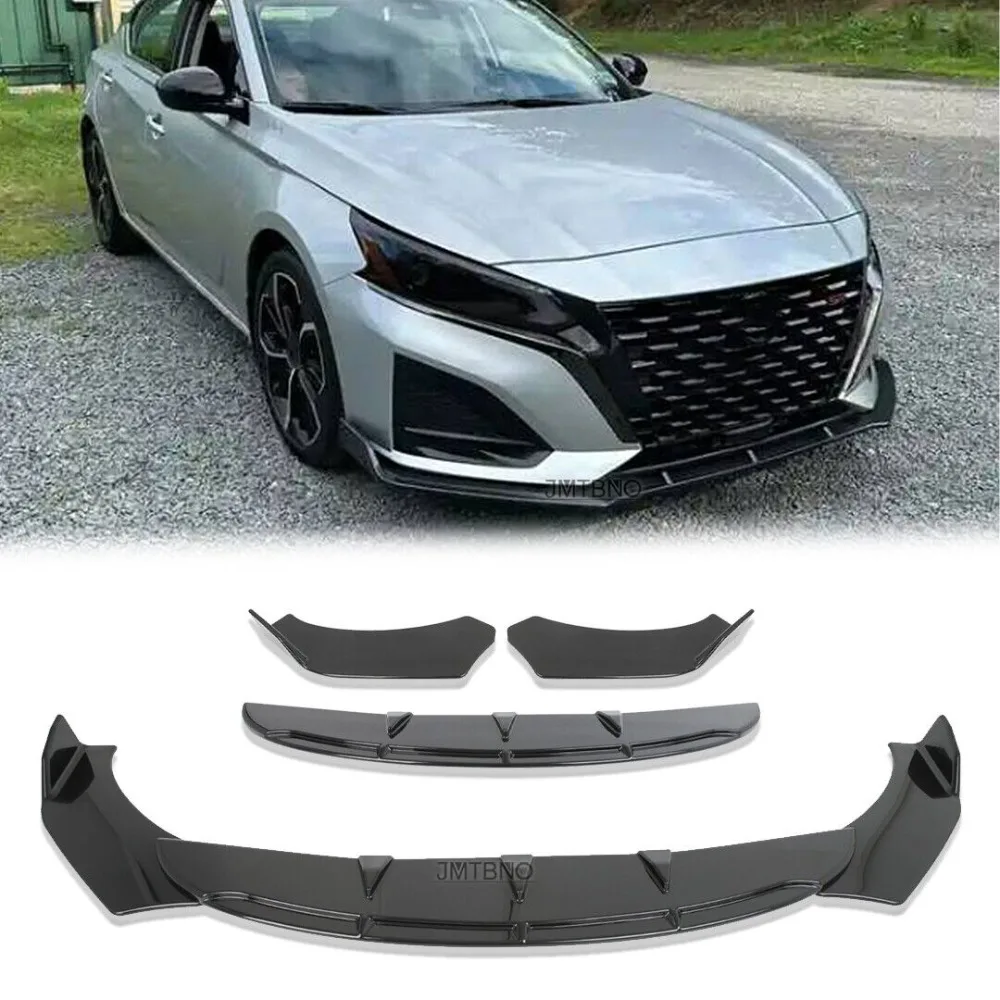 

Front Bumper Lip Spoiler Splitter Body Kit Glossy For Nissan Altima 2019-2023 United States